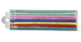 Tall Glittery Birthday Candles, set 24 Tall Glittery Birthday Candles, set 24