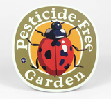 "Pesticide Free Garden" Ladybug, Metal Garden Sign, 9" "Pesticide Free Garden" Ladybug, Metal Garden Sign, 9"