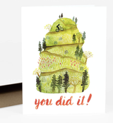 "You Did It!" Blank Greeting Card "You Did It!" Blank Greeting Card