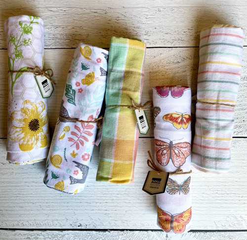 Spring Tea Towel Assortment--CHOOSE DESIGN