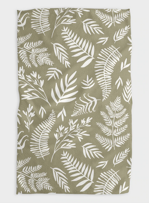 Olive, Geometry Kitchen Tea Towel