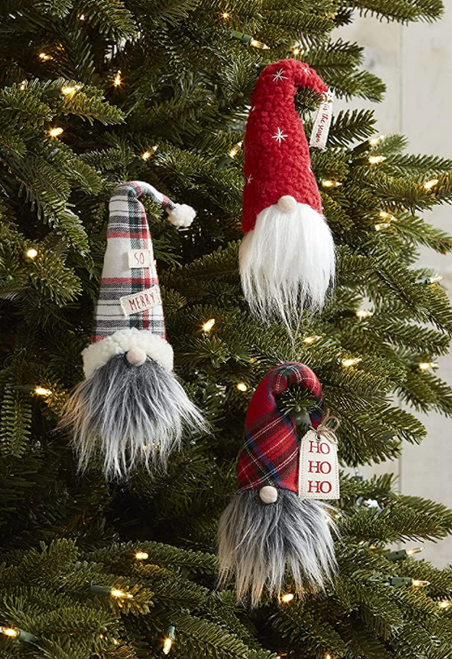 Gnome Hat Hanger Ornament--CHOOSE DESIGN