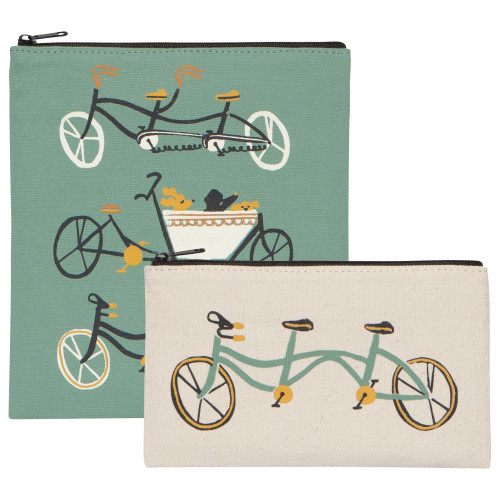 Ride On, Reusable Snack Bags, Set/2