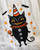 Witch or Black Cat Halloween Tea Towel--CHOOSE