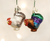 Mini Rooster Glass Ornament--CHOOSE DESIGN