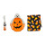 Halloween Appetizer Plate Set with Spreader & Tea Towel, Choose Style