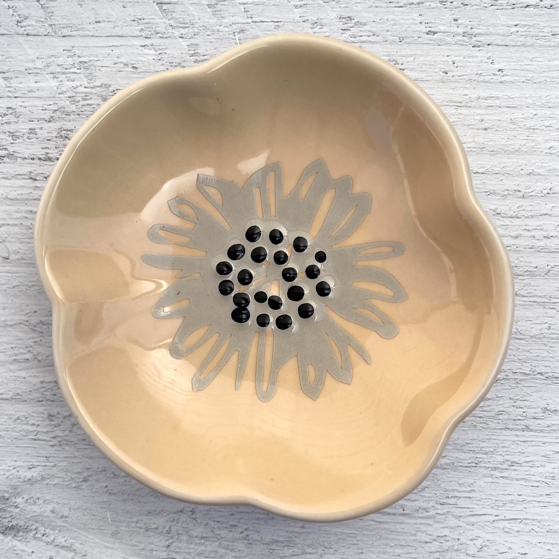 Flower Pinch Bowls--CHOOSE SET/6 OR SINGLES
