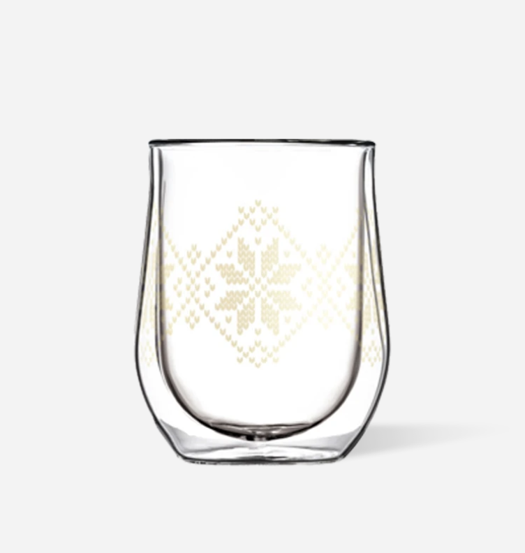 Corkcicle Fair Isle Stemless Wine Glass + Reviews