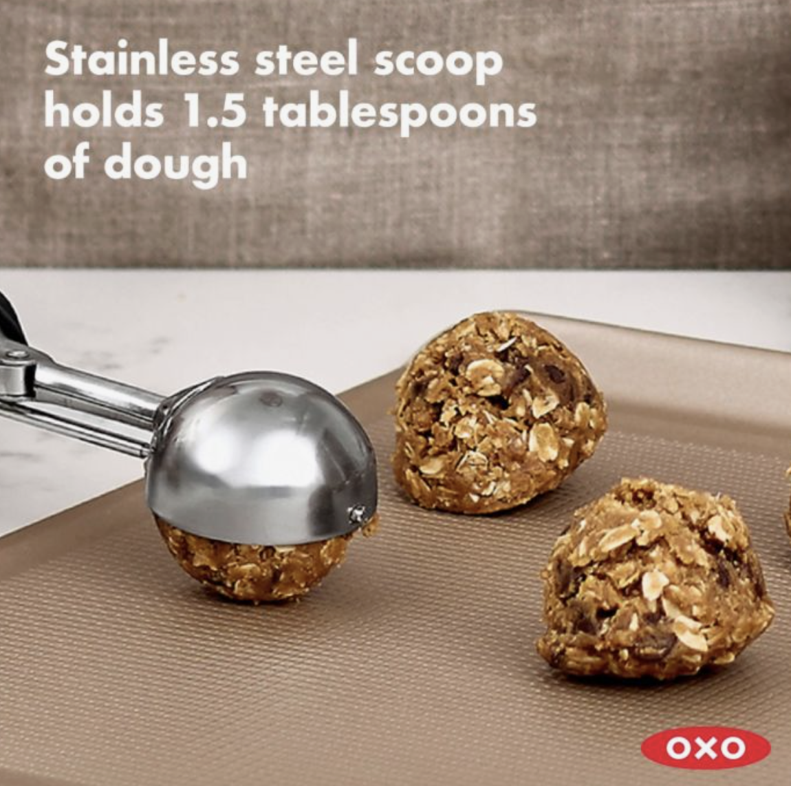 OXO Good Grips Medium Cookie Scoop, 1.5 Tbspn - The Kitchen Table, Quality  Goods LLC