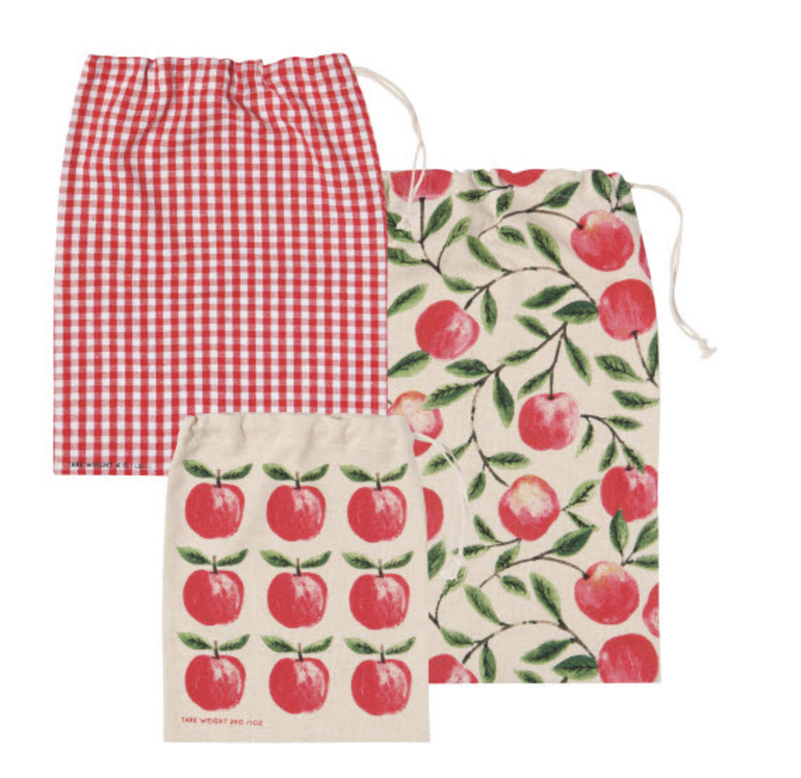 Orchard Reusable Cotton Produce Bags, set/3