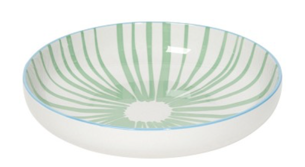 Shallow Stamped Bowl, 8.5" assorted designs
