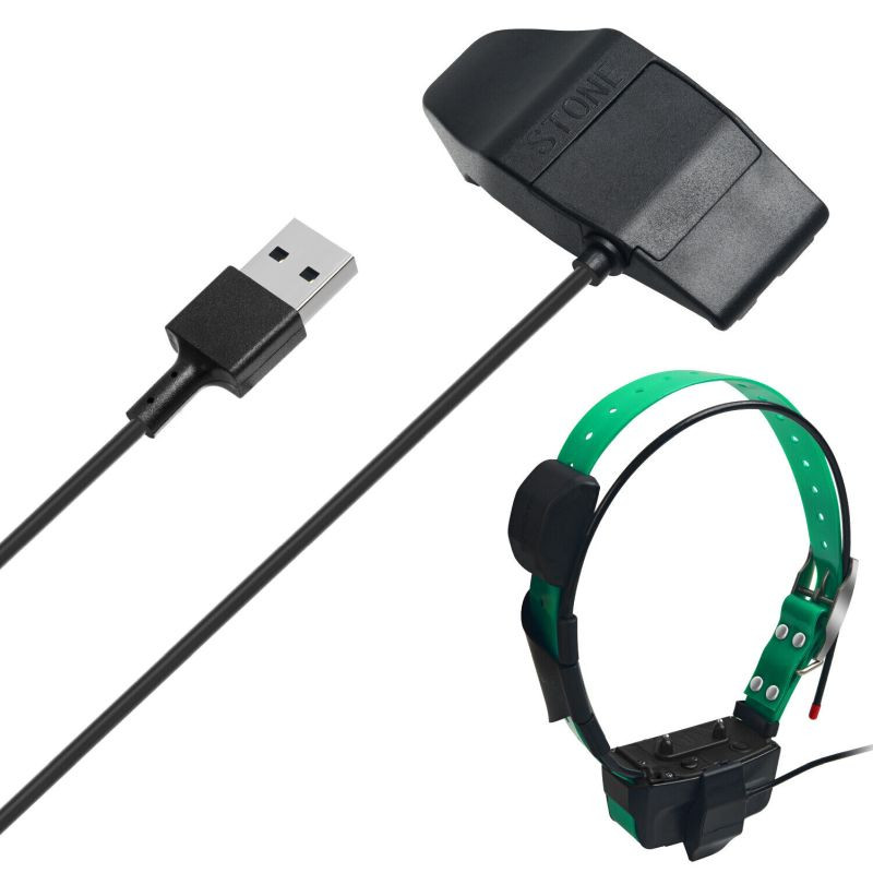 Lot De 2 Clips De Charge Type-C Pour Collier GPS Garmin (T5, TT15, TT10, T15, TT25) - Adaptateur Portable - Charge Rapide 2h