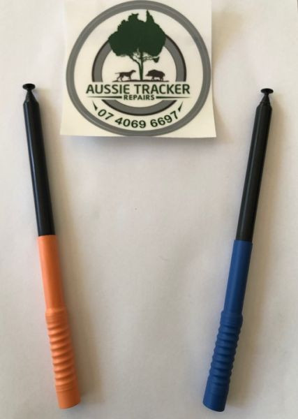 2 Pack- Astro/Alpha Telescopic Long Range Antennas. BLUE/ORANGE