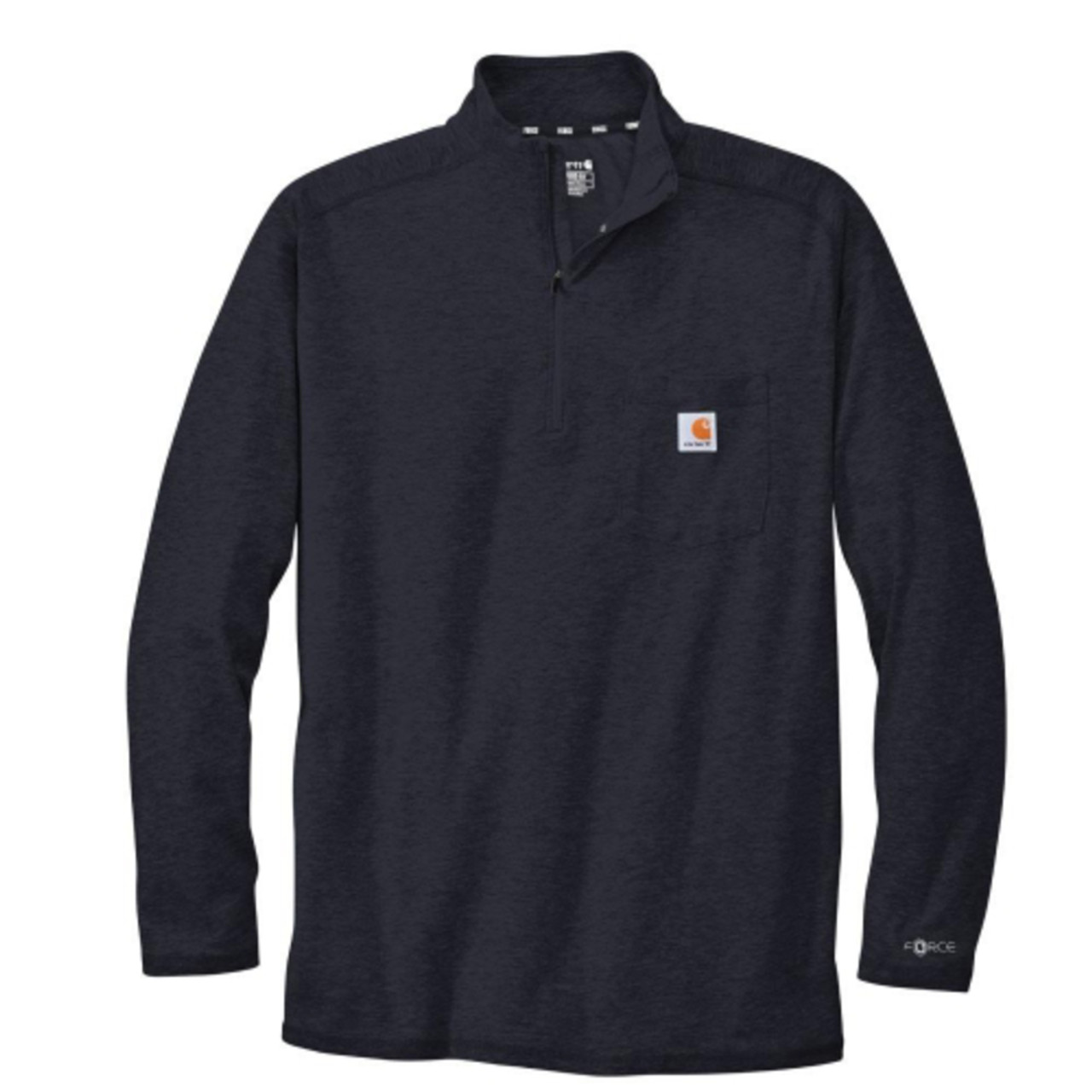 Carhartt Force 1/4-Zip Long Sleeve T-Shirt-TI - Tradesmen