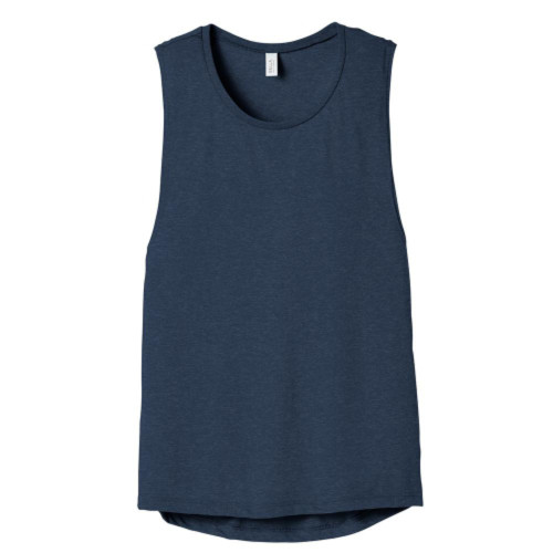 Bella+Canvas Women's Flowy Scoop Muscle Tank-TI