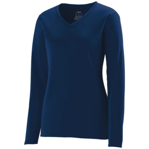 Ladies NexGen Long Sleeve Wicking Tee-TI