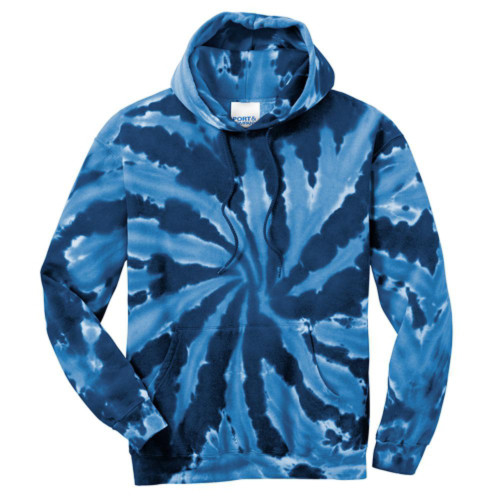 Tie-Dye Hooded Pullover-TI