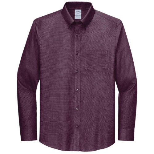Embroidered Brooks Brothers Stretch Nailhead Shirt-TI