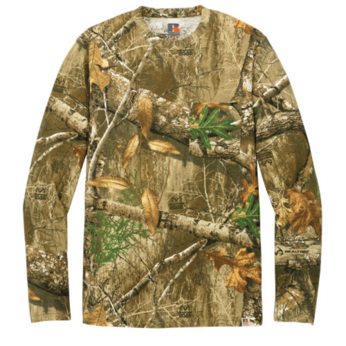 Russell Outdoors Realtree Long Sleeve Pocket Tee-TI