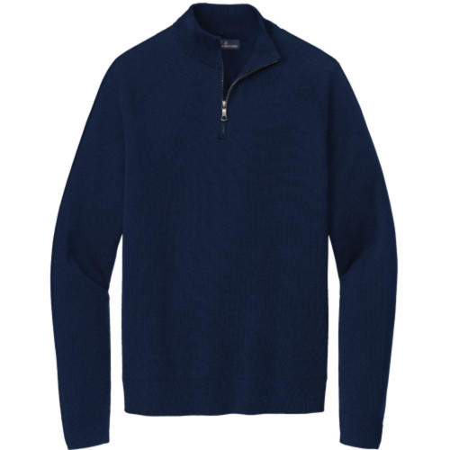 Embroidered Brooks Brothers 1/4-Zip Sweater-TI