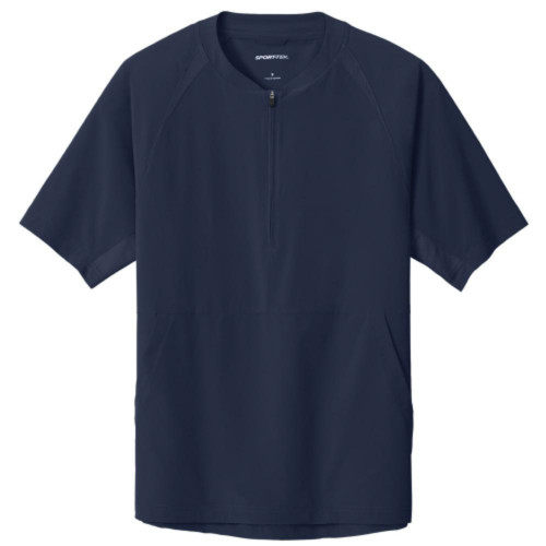 Repeat 1/2-Zip Short Sleeve Jacket-TI