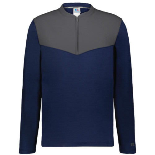 RUSSELL ATHLETICS SIDELINE GRID QTR ZIP PULLOVER-TI