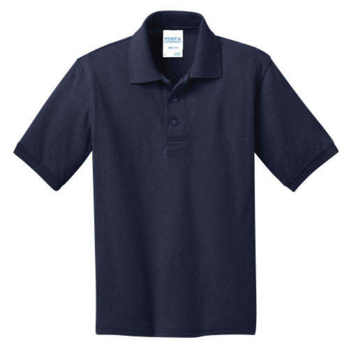 Youth Core Blend Jersey Knit Polo-TI