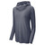 Ladies Tri-Blend Wicking Long Sleeve Hoodie-TI