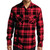 Embroidered Plaid Flannel Shirt-TI