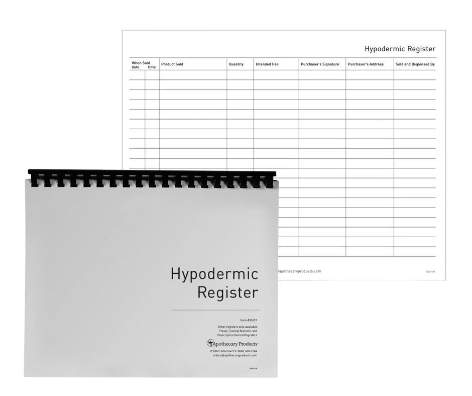 Pharmacy Register/Record Books | Total Pharmacy Supply