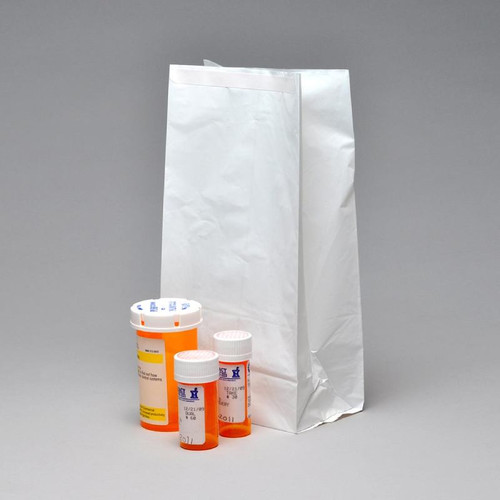 White HDPE Pharmacy Bags