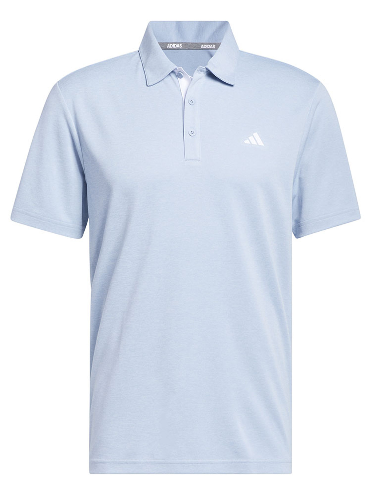 adidas Drive Heather Polo Shirt - Wonder Blue Mel. | GolfBox