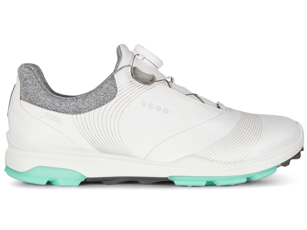 Ecco W Biom Hybrid 3 BOA Golf Shoes - White/Emerald - Ladies | GolfBox