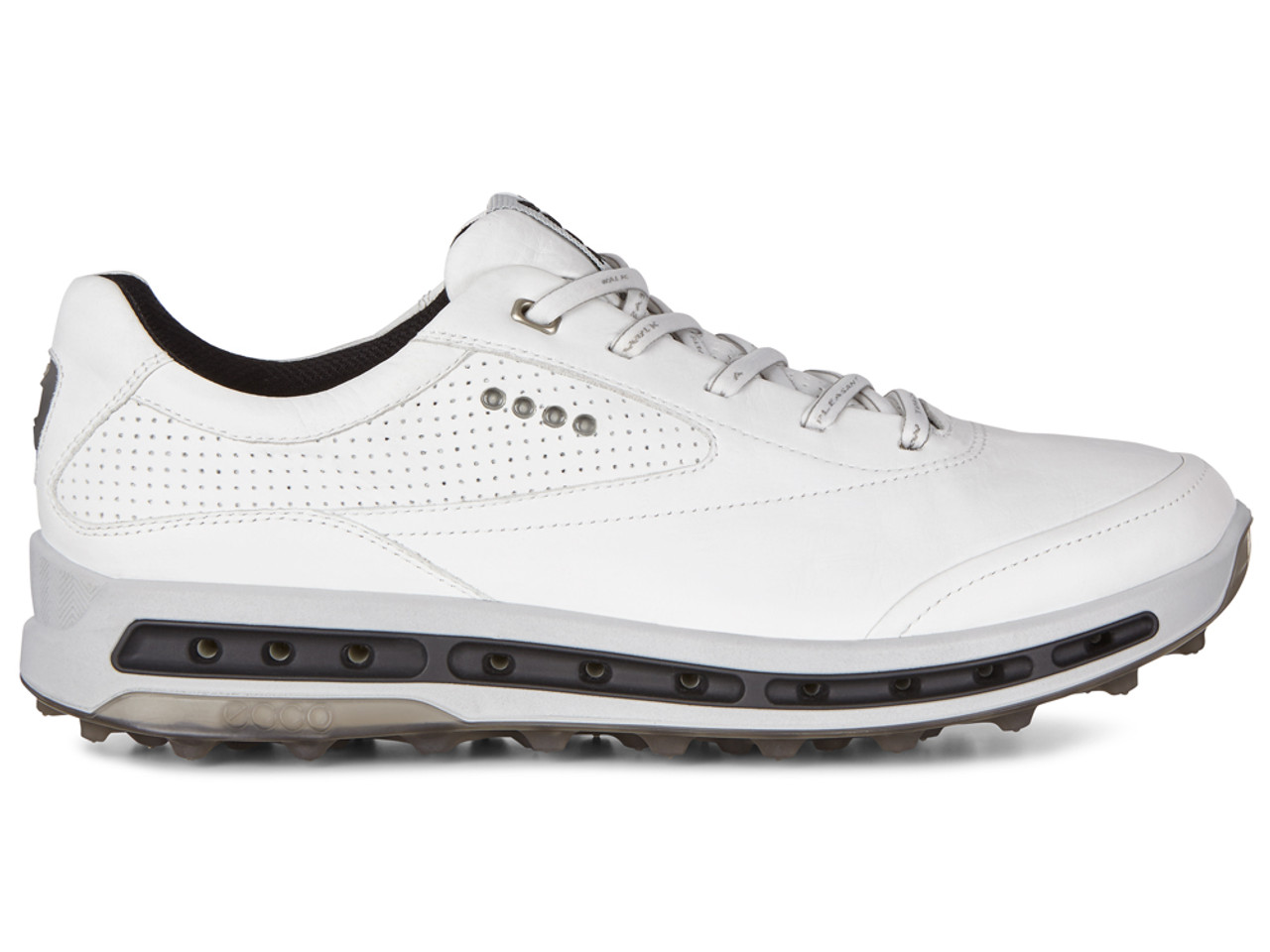 ecco leather golf shoes