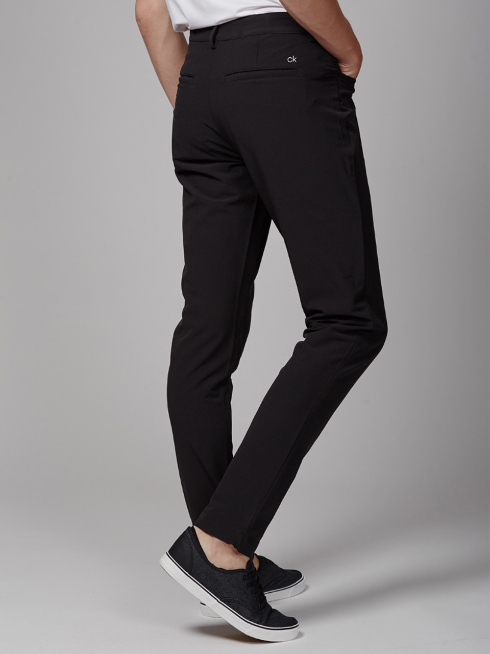 Calvin Klein Genius 4-Way Stretch Trouser - Black - Mens | GolfBox