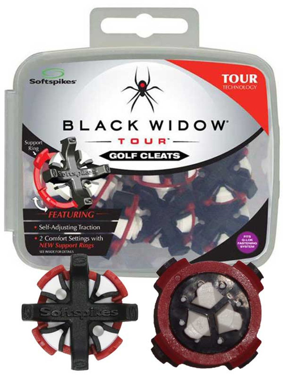 black widow golf spikes