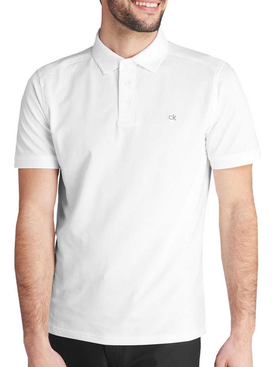 calvin klein white mens shirt