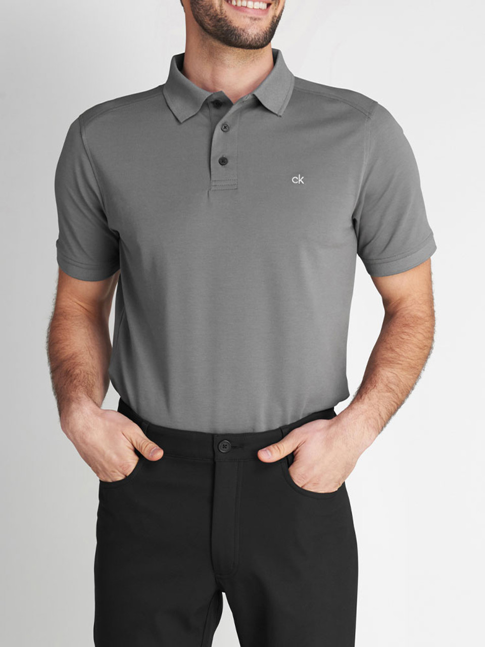 calvin klein campus golf polo shirt