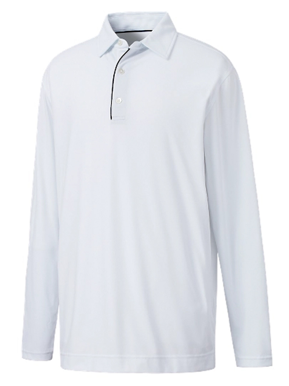 FootJoy Long Sleeve Sun Protection Polo - White | GolfBox