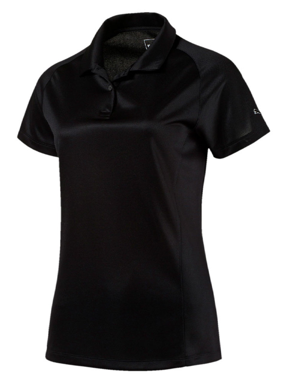 Puma Women's Essential Polo Black - Womens | GolfBox