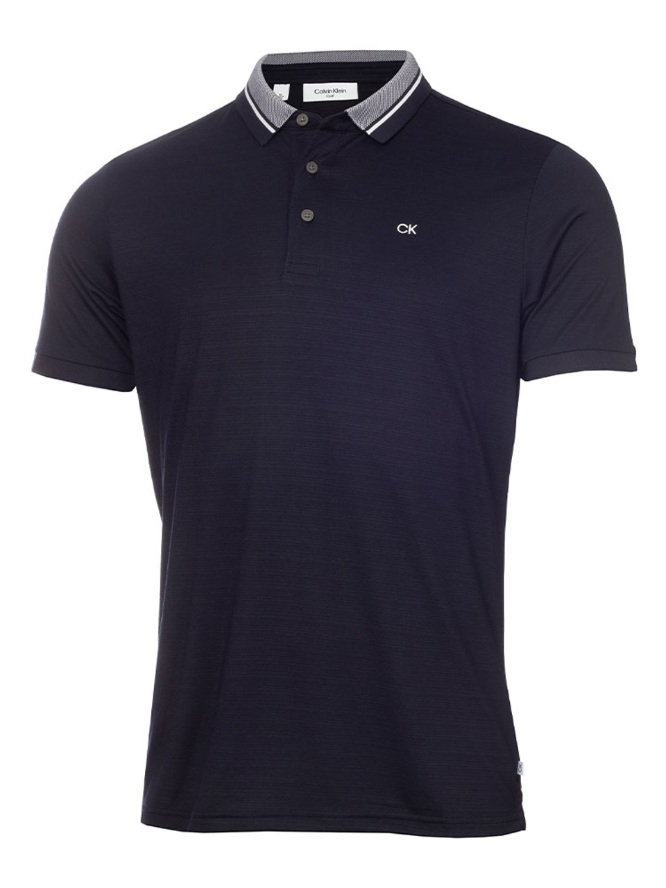 calvin klein black polo shirt