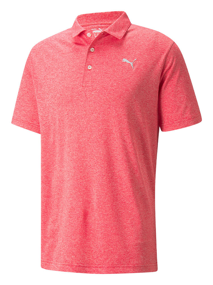Golf Polo Puma Gradient Polo Puma Men's Heather Gradient Golf Polo Top