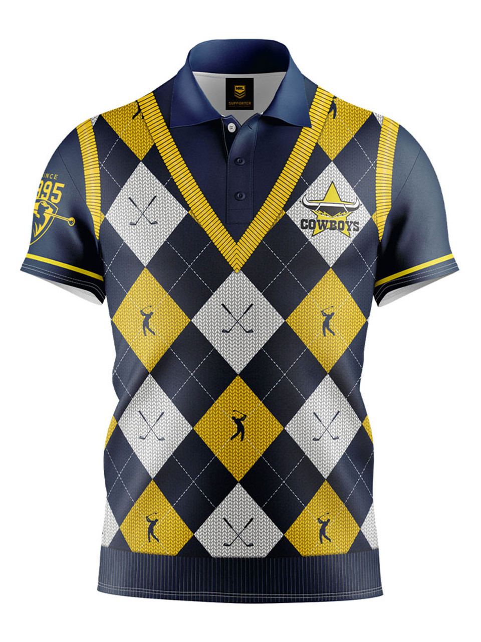 nrl cowboys polo shirt