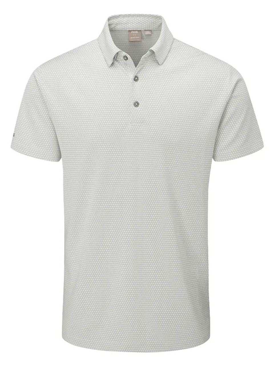 Ping Halcyon Tailored Fit Polo - Silver Multi | GolfBox