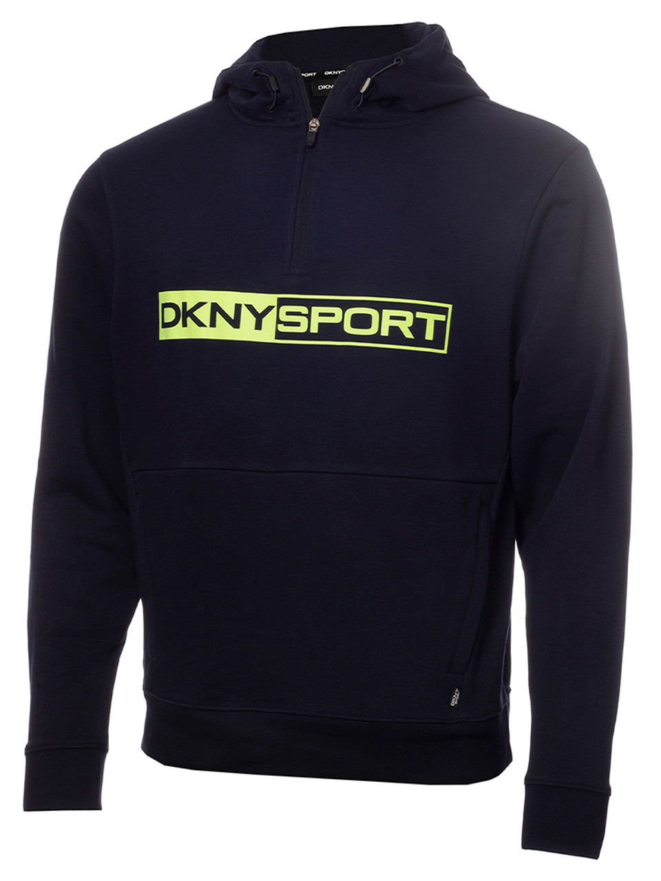 DKNY Sport Bergen Beach 1/4 Zip Hoodie - Navy