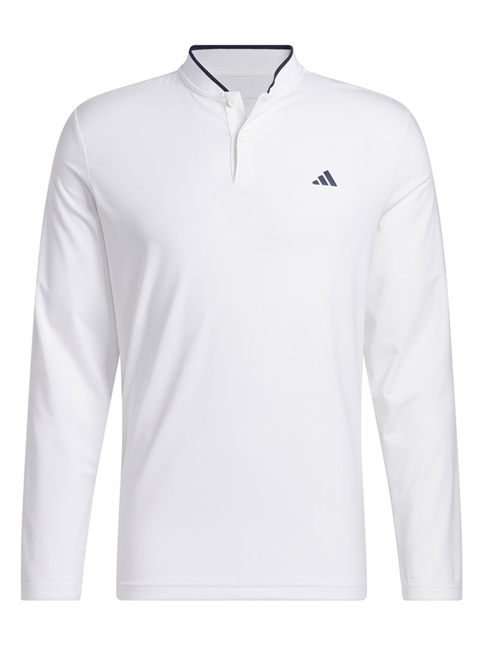 adidas Long Sleeve Polo Shirt - White | GolfBox