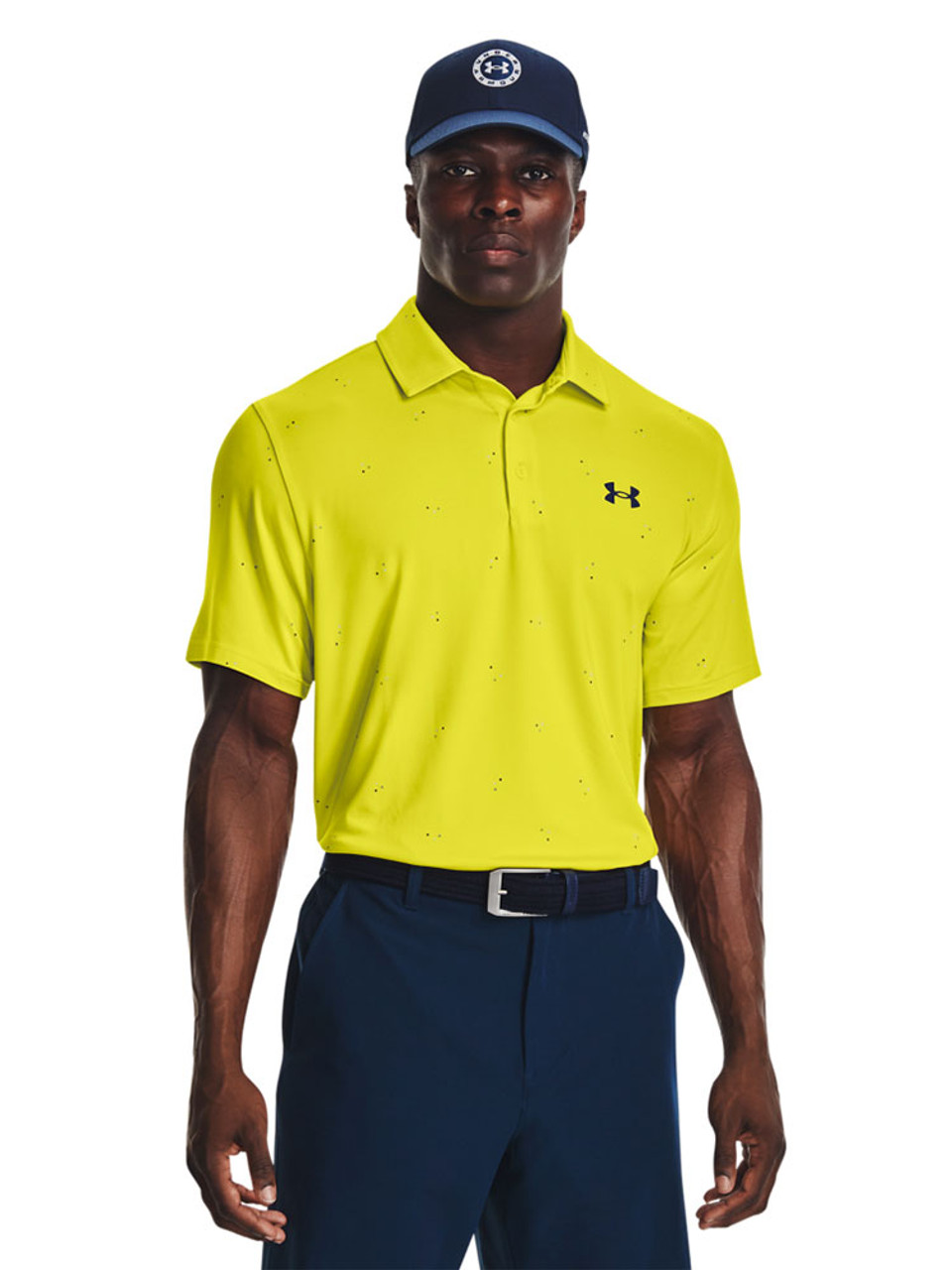 Under Armour Playoff 3.0 Printed Polo - Starfruit/Midnight Navy - Mens ...