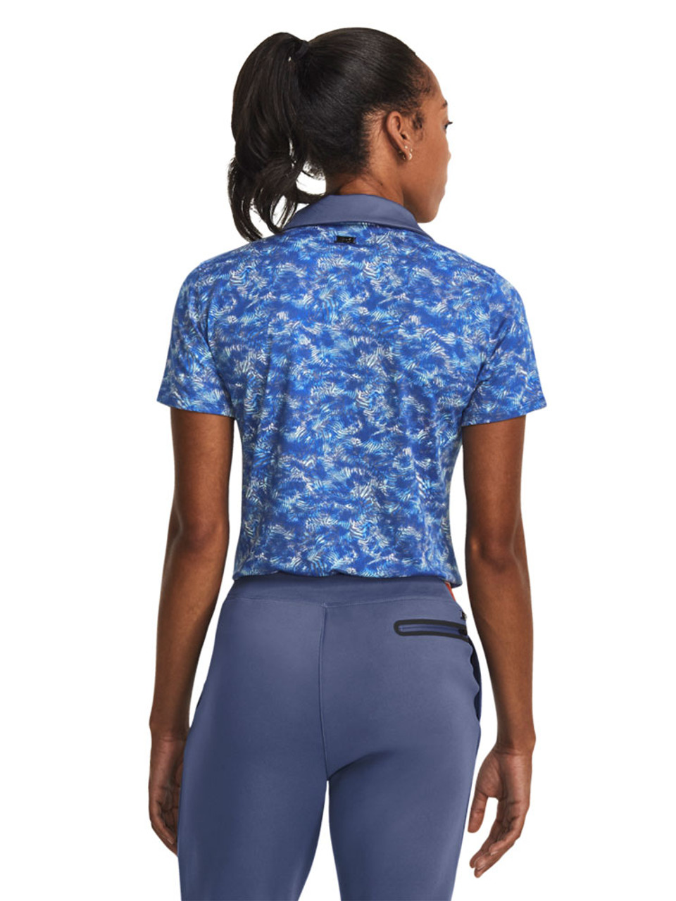 Under Armour Womens Iso-Chill Short Sleeve Golf Polo - Blue
