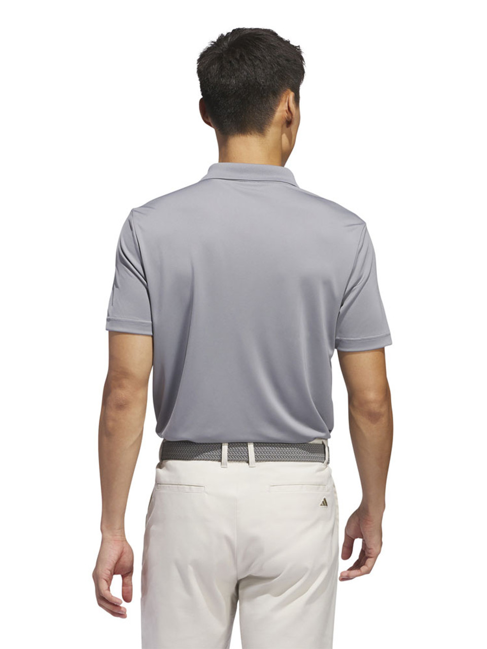 adidas Core Performance PrimeGreen Polo Shirt - Grey Three | GolfBox