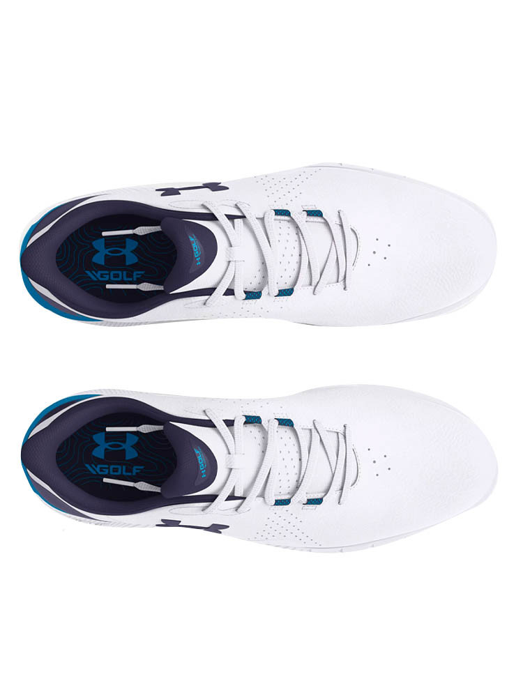 Under Armour HOVR Drive Fade SL (Extra Wide) Golf Shoes White/Capri